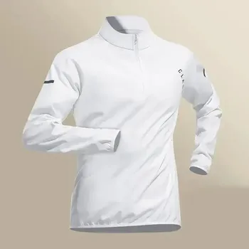 Pánská dvoudílná sportovní souprava – rychleschnoucí styl Velikost: L, Barva (Varianta): 1 PC White Jacket