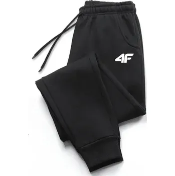 Pánské tepláky – sportovní střih s potiskem Velikost: 3XL, Barva (Varianta): Šedá