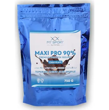 Proteinový nápoj FitSport Nutrition Maxi Pro 90% 750g Varianta: salted caramel