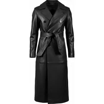 Dámský Kožený Kabát Daisy Lorren Brixton Černý Velikost: 2XL