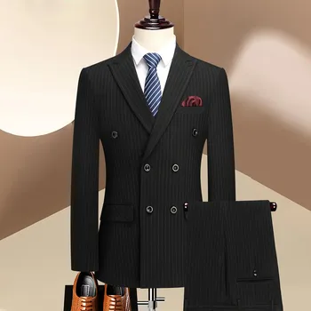 Stylový elastický komplet – univerzální set pro každou příležitost Velikost: 3XL, Barva (Varianta): Černá