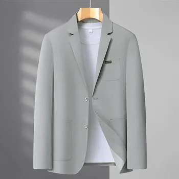 Pánské sako Lehký business sako – letní styl s prodyšným střihem Velikost: XL, Barva (Varianta): Světle šedá