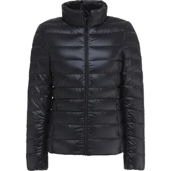 Dámská softshellová bunda Dámská lehká bunda – prošívaný styl, slim fit, do 5XL Velikost: L, Barva (Varianta): Černá