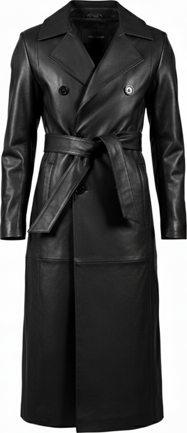 Dámský Kožený Kabát Daisy Lorren Brixton Černý Velikost: 6XL