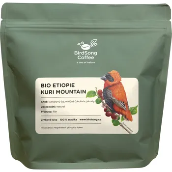 BirdSong Coffee Etiopie Kuri Mountain filtr zrnková káva