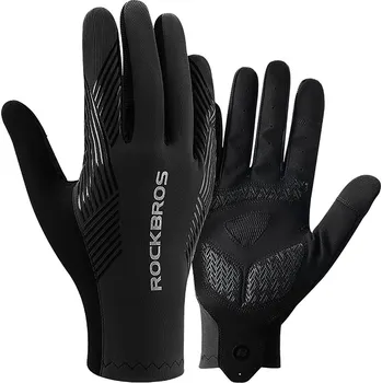 Cyklistické rukavice Cyklistické rukavice Rockbros jaro/léto/podzim, plné, velikost: XL - černé