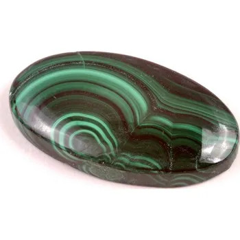 Přírodní kámen Kabošon Malachite č.6235 (38x21x7mm)