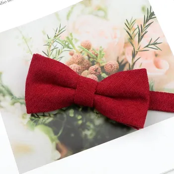 Kravata Motýlek pro děti a dospělé – měkký semiš, unisex styl Barva (Varianta): k 15