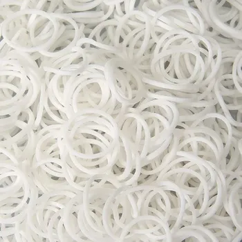 kreativní sada RAINBOW LOOM gumičky BÍLÉ METALICKÉ