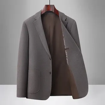 Moderní pánské sako ve slim střihu s elegantním vzhledem Velikost: 3XL, Barva (Varianta): Šedá