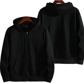 Pánská mikina Pánská mikina s kapucí – volný střih, sportovní styl Velikost: S, Barva (Varianta): Černá