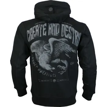 Pánská mikina Pánská mikina Yakuza Premium s kapucí 3925 A black velikost: XXL