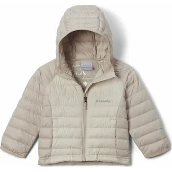 Dívčí bunda Columbia Powder Lite™ II Hooded Jacket J 2090043191 - chalk dark stone XXS