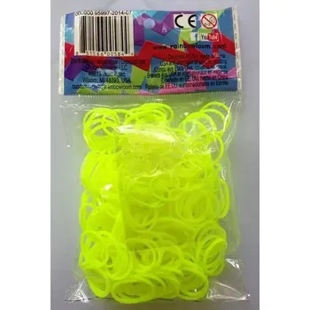 kreativní sada RAINBOW LOOM gumičky ŽLUTÉ neonové