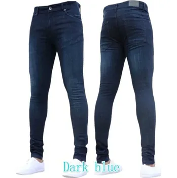 Pánské džíny Pánské slim kalhoty – strečové džíny do práce i na běžné nošení Velikost: L, Barva (Varianta): Picture Color 2