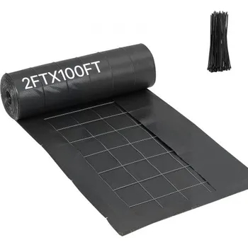 Plot Role tkaniny proti bahnu VEVOR, 0,6 × 30,5 m drátěný plot proti bahnu s podložkou, protierozní plot pro zadržování sedimentů, dočasná odolná polypropylenová tkanina průmyslové kvality pro stavební staveniště