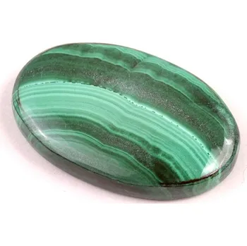 Přírodní kámen Kabošon Malachite č.6236 (37x24x6mm)