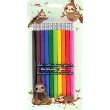 Výtvárné potřeby Mechanické pastelky 10 barev STRIGO