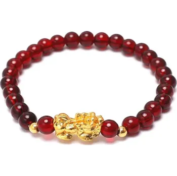 Náramek Červený náramek s drakem 2024 | dámské doplňky - AA