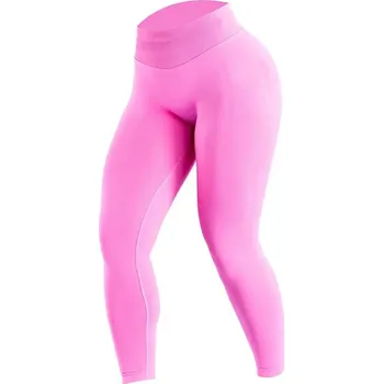 Dámské sportovní legíny – vysoký pas, tvarující střih Barva: Růžová, Velikost: XS