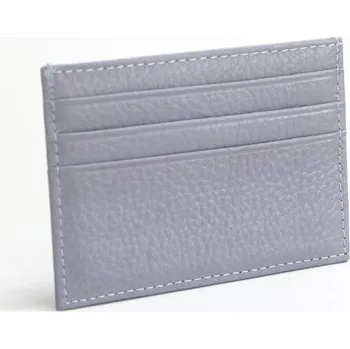 Ledvinka Kožené pouzdro na karty s monogramem – dárek na míru Barva (Varianta): Purpurová