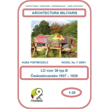 Plastikový model Československé lehké opevnění vzor 36 typ B - 1:35