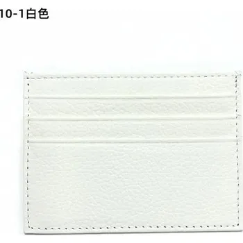 Outdoorové zavazadlo Kožené pouzdro na karty s monogramem – dárek na míru Barva (Varianta): Bílá