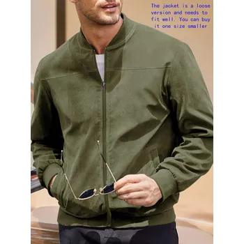 Pánská softshellová bunda Pánská sportovní bunda z velurové látky na zip Barva: Tmavě Zelená, Velikost: M