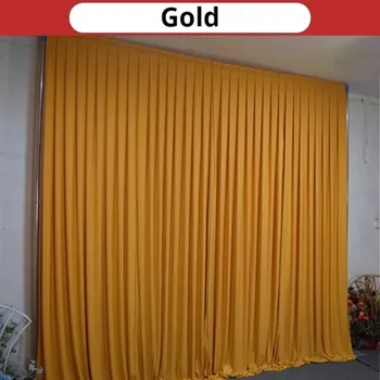 Fotopozadí Burgundy matný závěs na focení a svatbu | látkové pozadí - Zlato , Š4m x V3m