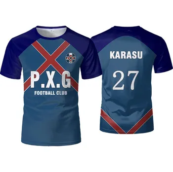 Dámské tričko Anime fotbalový dres s číslem – unisex sportovní tričko Velikost: 120, Barva (Varianta): TTwd88419LJ