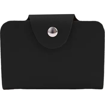 Ledvinka Pouzdro na karty – 24 přihrádek, velká kapacita, přehledné Barva (Varianta): Černá