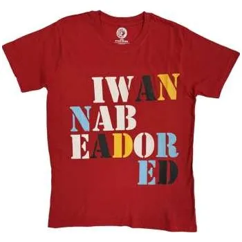 Merch The Stone Roses: The Stone Roses Unisex T-shirt: Adored (red) (small) S