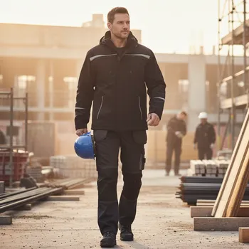 pracovní bunda CERVA GROUP Bunda EMERTON STR WINTER Velikost XXXXL černá