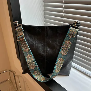 Kabelka Velká retro crossbody kabelka přes rameno | dámská taška - A1