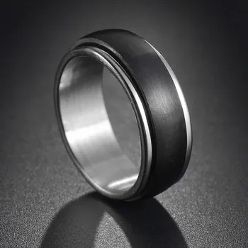 Prsten Otočný prsten proti stresu pro ženy i muže | fidget prsten, antistresový prsten - 106R12 , 9