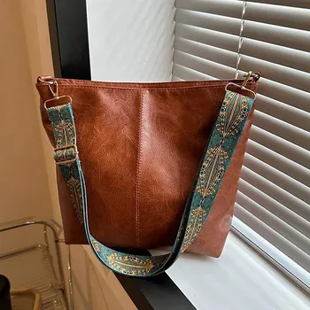 Kabelka Velká retro crossbody kabelka přes rameno | dámská taška - A4