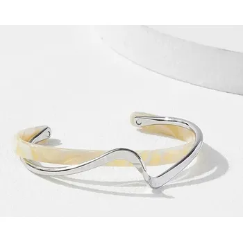 Náramek Elegantní ocelový náramek | stylový doplněk - SL577-SW