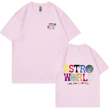 Dámské tričko Streetwear tričko Cactus Jack s potiskem a nápisem Barva: Růžová, Velikost: 2XL