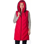 NORTHFINDER Dámská volnočasová zateplená vesta VELDA VE-4465SP Velikost: S, Barva: červená