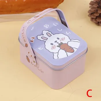 Vánoční plechová krabička s uchem | dóza, dárkové balení - C