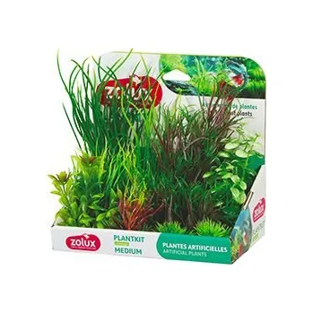 Dekorace do akvária Zolux S.A.S. Rostliny akvarijní PLANTKIT 4 sada M Zolux