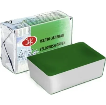 Výtvarná barva White Nights Akvarelová barva Granulující 2,5 ml Yellowish Green Mist 763