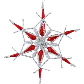 Vánoční ozdoba Granátka - velká Krakonošova hvězda, vánoční ozdoba