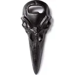Black Raven Skull, otvírák na pivo, lité železo