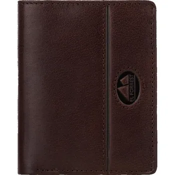 Peněženka Pánská peněženka EL FORREST 728-22 RFID tmavě hnědá