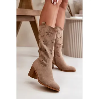 Dámské kozačky Step in style RMR2337 hnědé 40