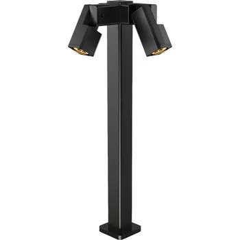 Venkovní osvětlení Zahradní lampa Salvia 29x80cm černá 2x35W GU10 IP65