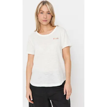 Dámské tričko Roxy Saturdaze (snow white) XS, bílá