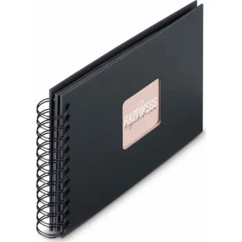 Fotoalbum Hama Fine Art Spiral NewBlack 24x17 50 schwarze Seiten 9833
