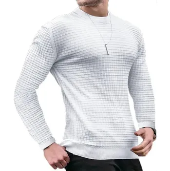 Pánský svetr Pánský svetr s kulatým výstřihem Barva: Bílá, Velikost: S